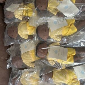 cloud island Yellow Striped Baby  Doll